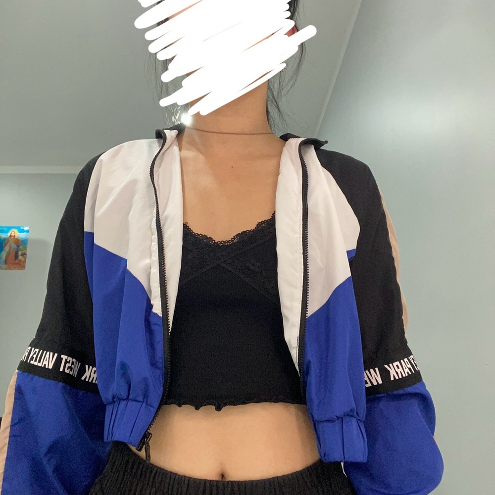 Colorblock Windbreaker Jacket